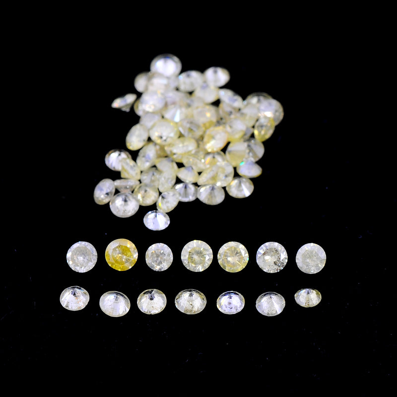 Round Natural Fancy Mix Yellow Color Diamond 4.17 Carat - AIG Certified
