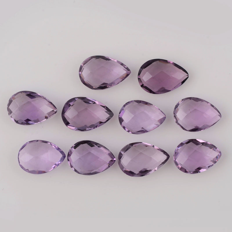 26.89 Carat Pear Purple Amethyst Gemstone