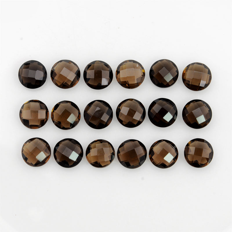 28.60 Carat Brown Color Round Smoky Quartz Gemstone