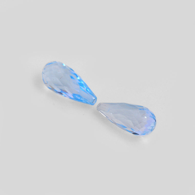 4.9 Carat Blue Color Drops Blue Topaz Gemstone