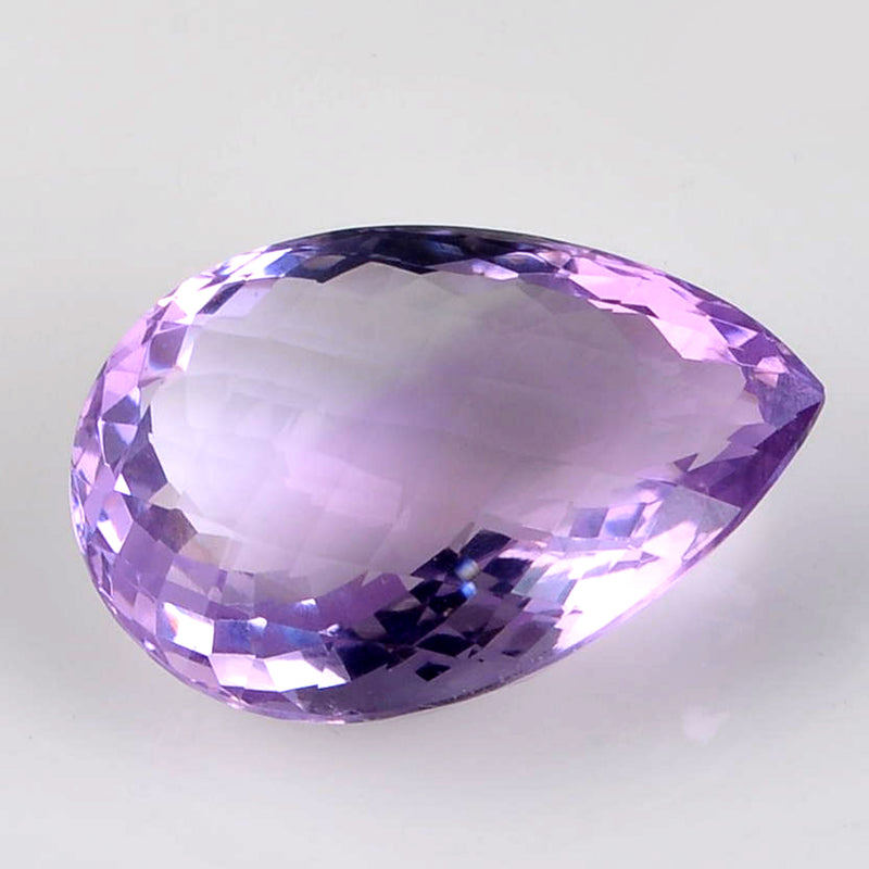 56.9 Carat Pear Purple Amethyst Gemstone
