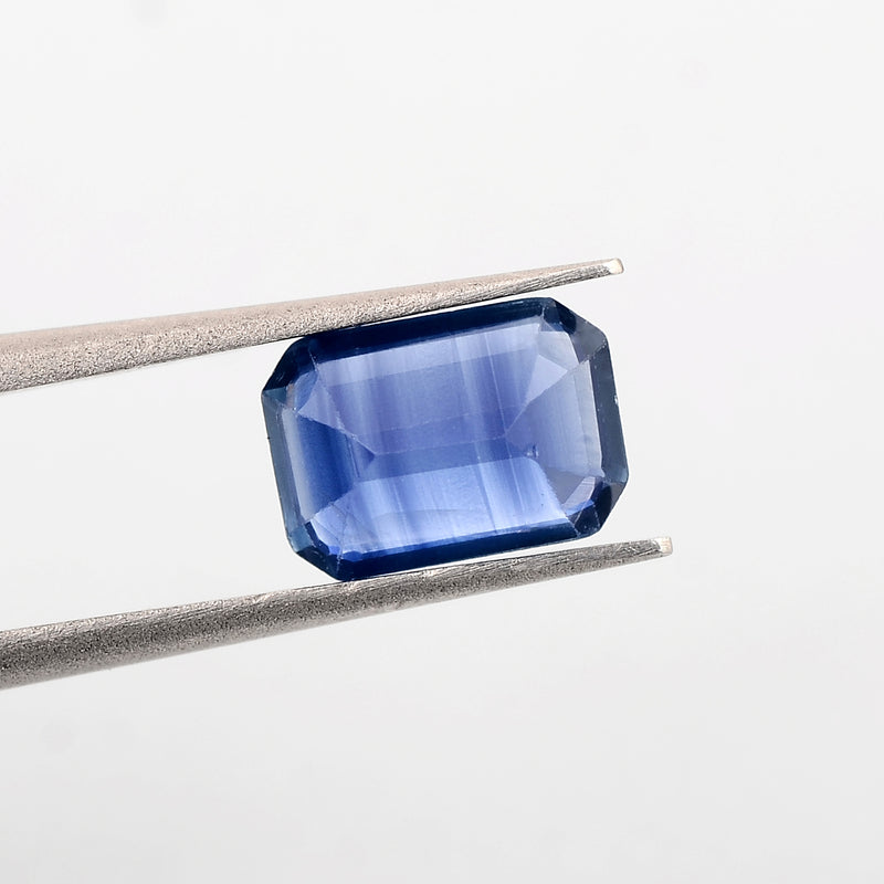 Octagon Blue Color Sapphire Gemstone 1.13 Carat