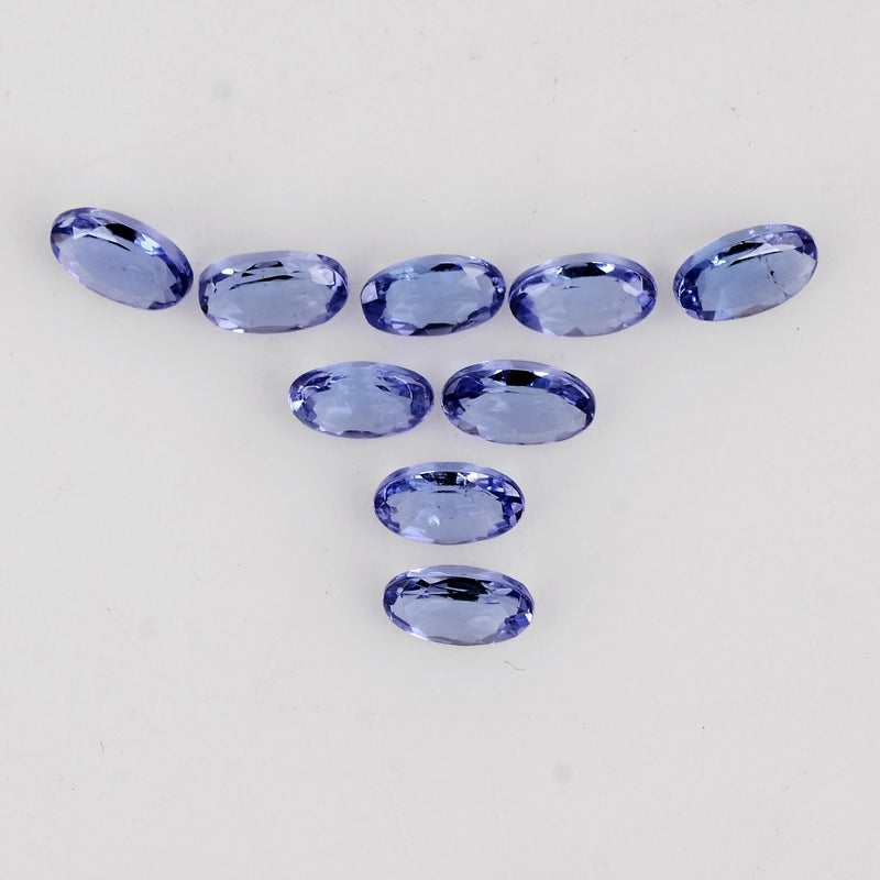 9 pcs Tanzanite  - 2.2 ct - Oval - Blue