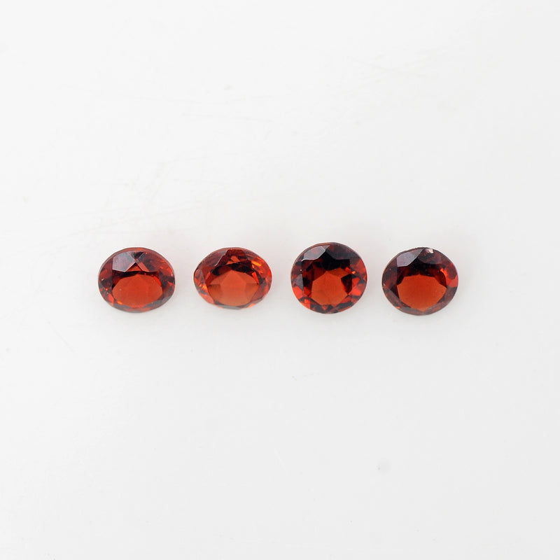 Round Red Color Garnet Gemstone 1.90 Carat