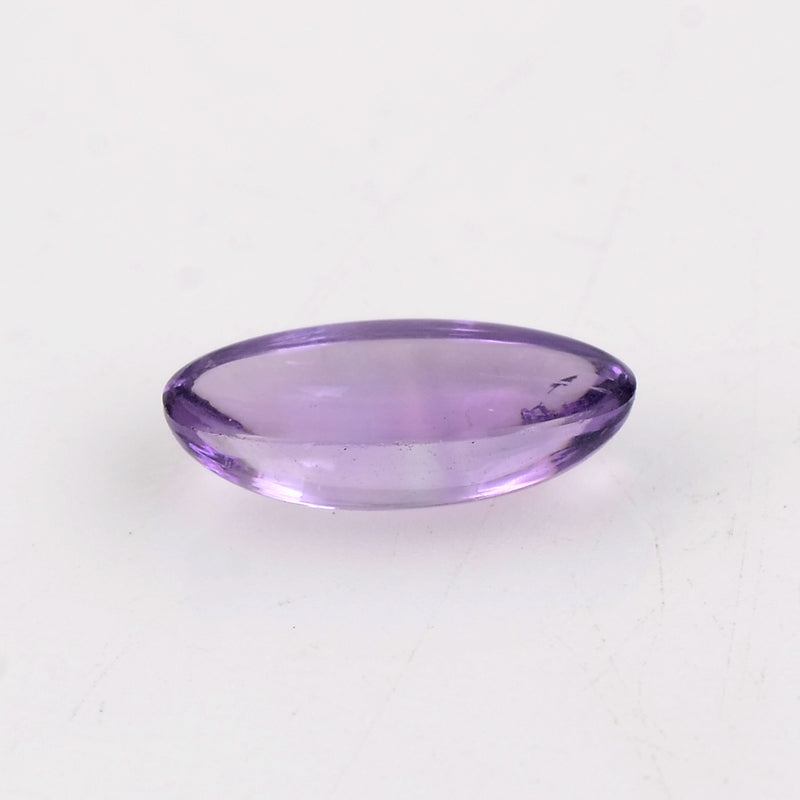 2.82 Carat Purple Color Oval Amethyst Gemstone
