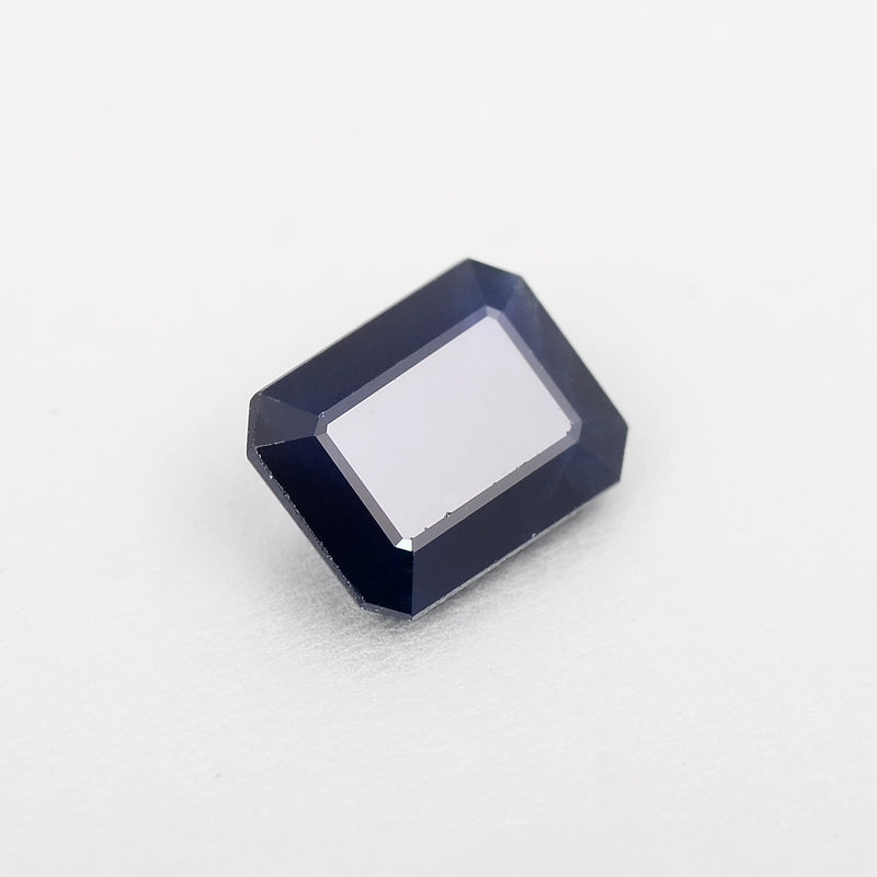 Octagon Blue Color Sapphire Gemstone 2.59 Carat