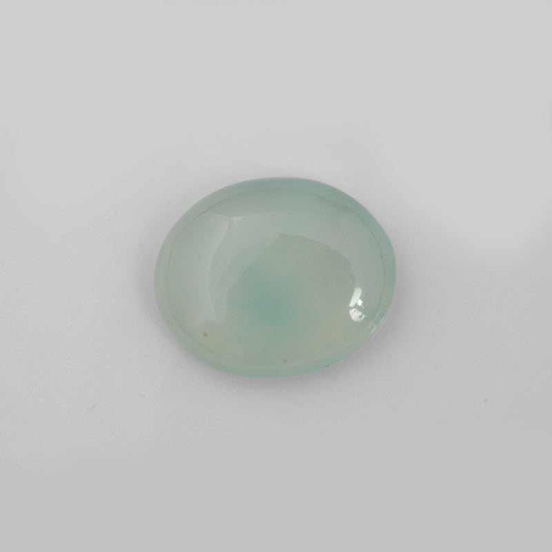 53.7 Carat Aqua Color Oval Oynx Gemstone