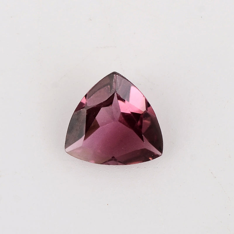 0.75 Carat Pink Color Trillion Tourmaline Gemstone
