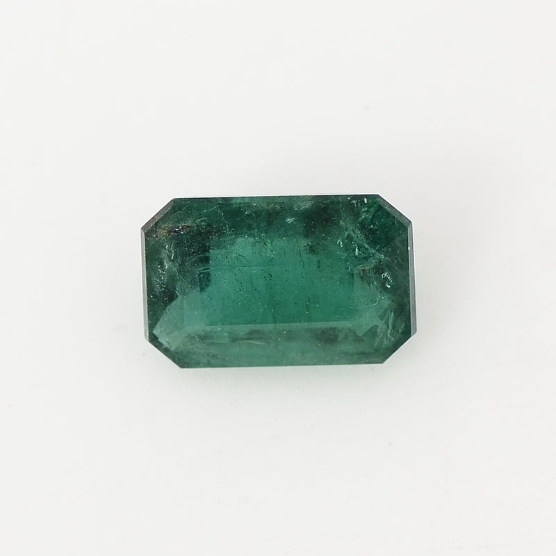 1 pcs Emerald  - 1.29 ct - Octagon - Green - Transparent