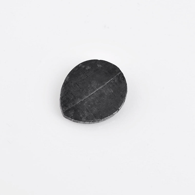 10.94 Carat Rose Cut Pear Fancy Black Diamond-AIG Certified