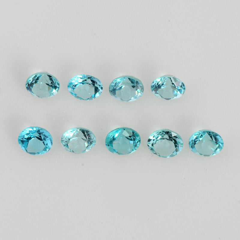1.48 Carat Blue Color Round Apatite Gemstone