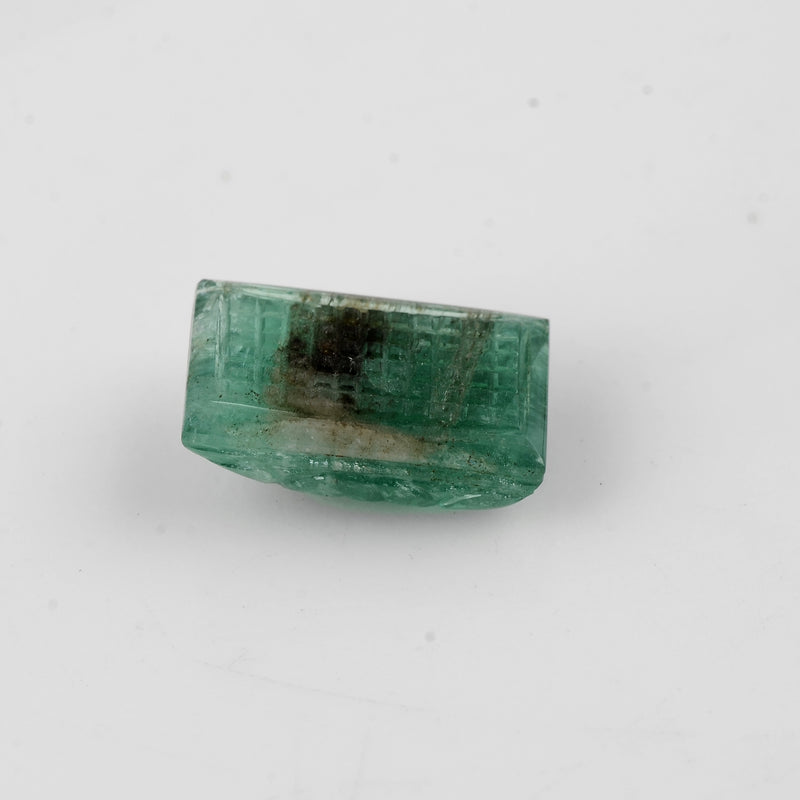 1 pcs Emerald  - 12.95 ct - Octagon - Green