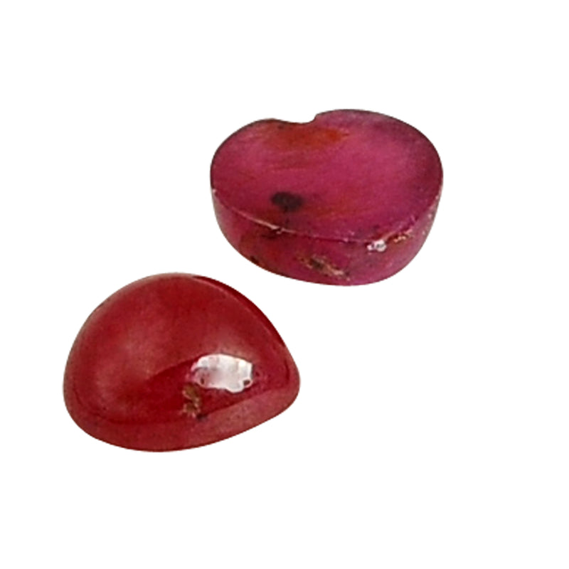 2.35 Carat Red Color Heart Ruby Gemstone