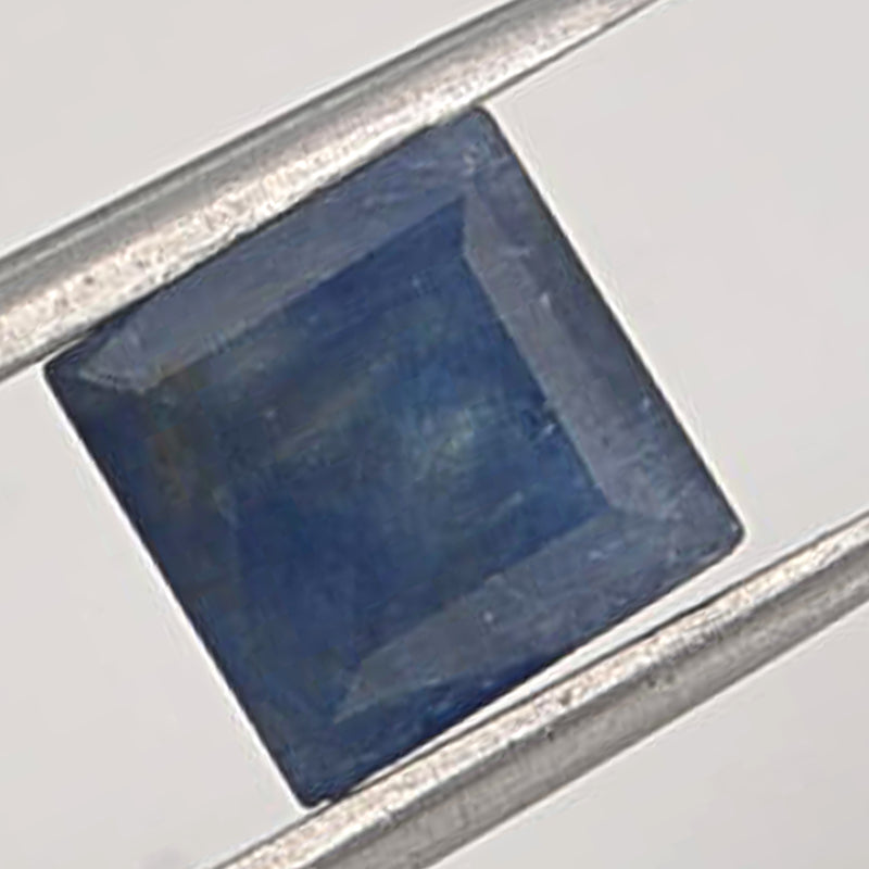 12.60 Carat Blue Color Square Sapphire Gemstone