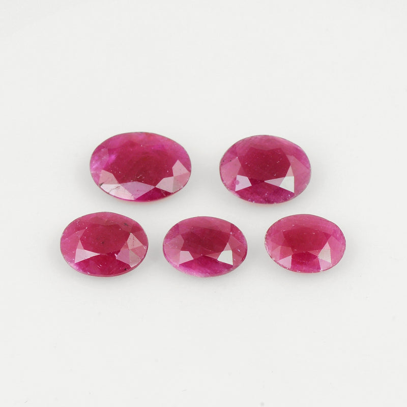Oval Red Color Ruby Gemstone 15.00 Carat
