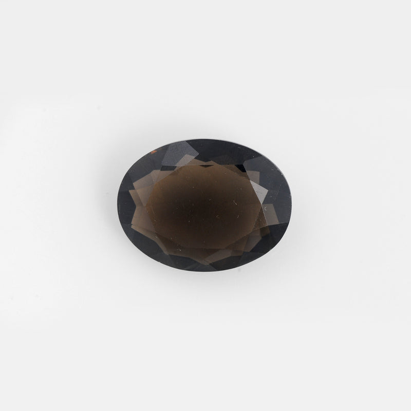43.50 Carat Brown Color Oval Smoky Quartz Gemstone