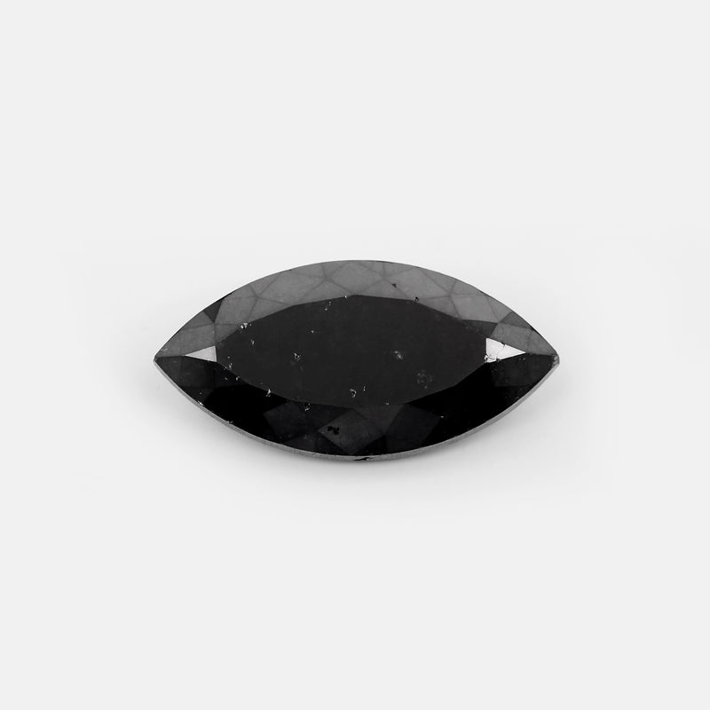 Marquise Fancy Black Color Diamond 14.28 Carat - AIG Certified