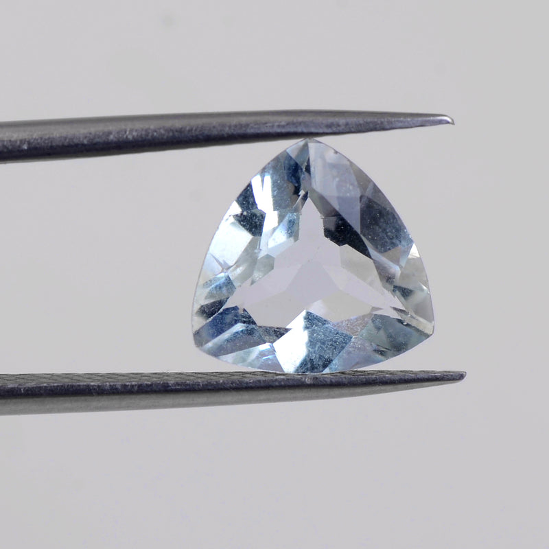 27.88 Carat Trillion Blue Aquamarine Gemstone