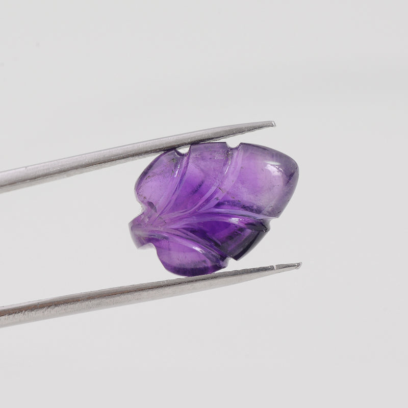 12.9 Carat Purple Color Pear Amethyst Gemstone