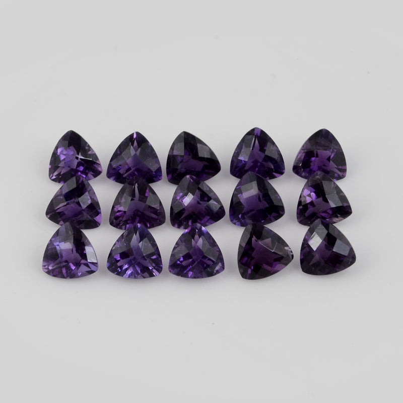 34.42 Carat Trillion Purple Amethyst Gemstone