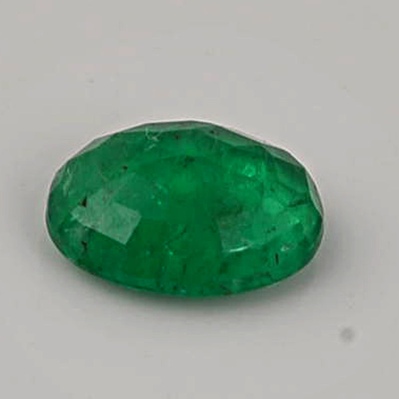 1.50 Carat Green Color Oval Emerald Gemstone