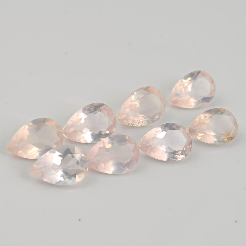 20.80 Carat Pink Color Pear Rose Quartz Gemstone
