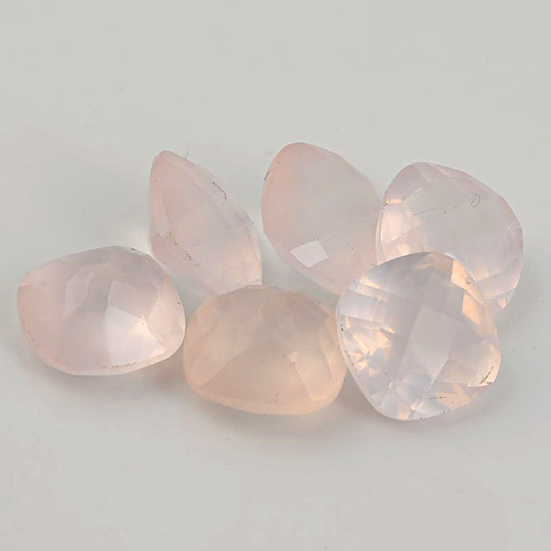 30.50 Carat Pink Color Cushion Rose Quartz Gemstone