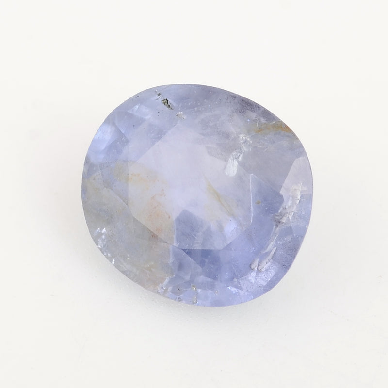 1 pcs Sapphire  - 3.62 ct - Oval - Bluish Violet - Transparent
