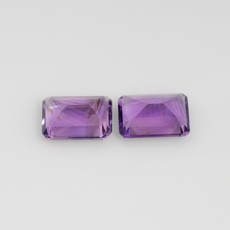 13.10 Carat Purple Color Octagon Amethyst Gemstone