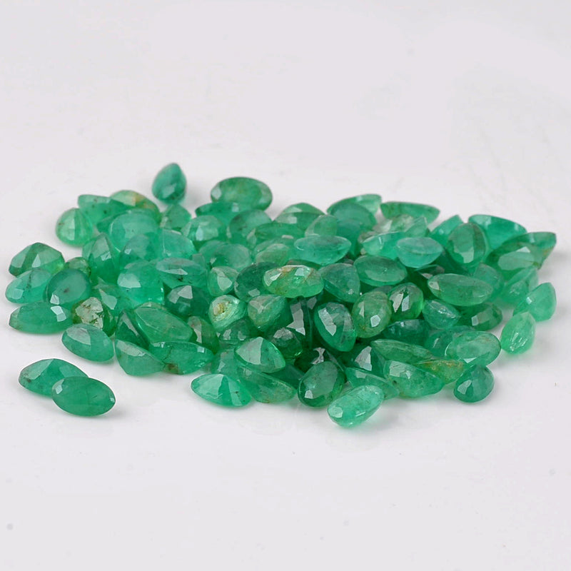 26.15 Carat Green Color Oval Emerald Gemstone
