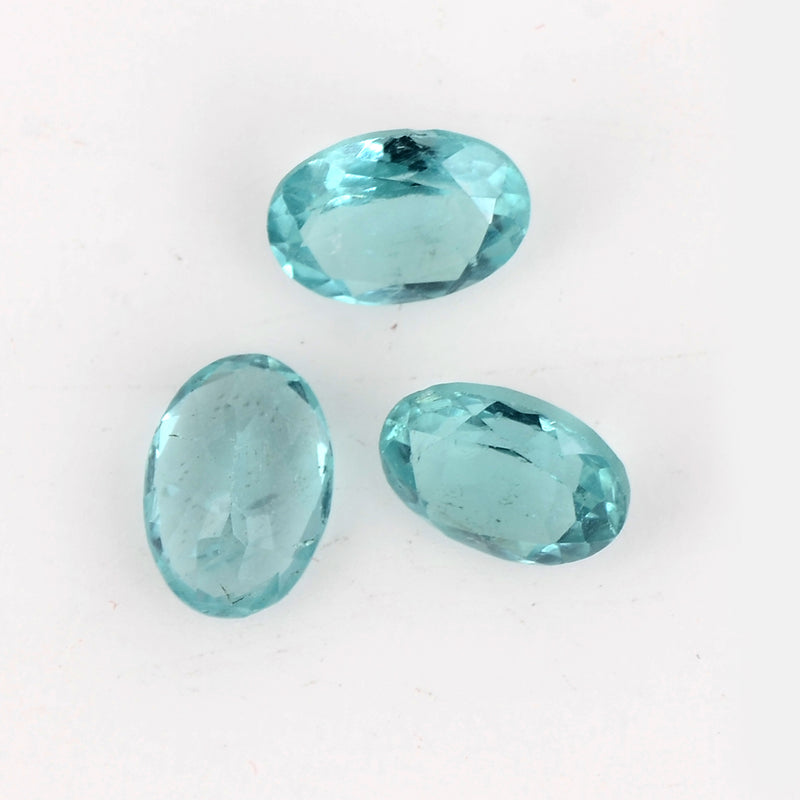 2.44 Carat Blue Color Oval Apatite Gemstone