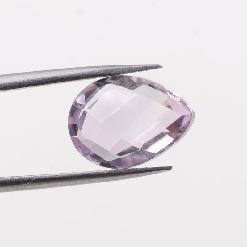 76.55 Carat Pear Purple Amethyst Gemstone