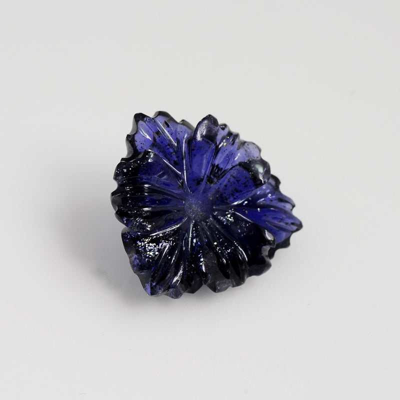 12.3 Carat Blue Color Fancy Iolite Gemstone