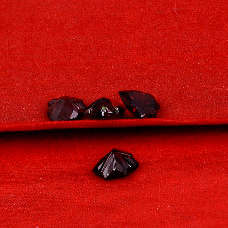 4.05 Carat Red Color Fancy Garnet Gemstone