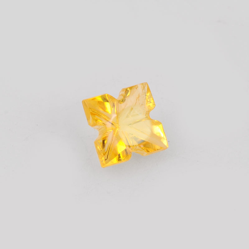 0.56 Carat Yellow Color Fancy Citrine Gemstone