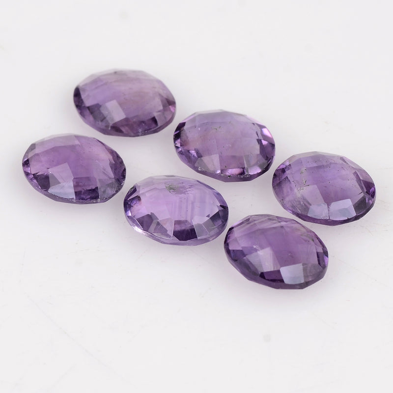12.90 Carat Purple Color Oval Amethyst Gemstone
