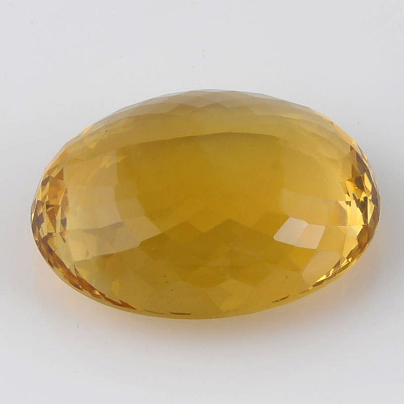 67.2 Carat Oval Yellow Citrine Quartz Gemstone