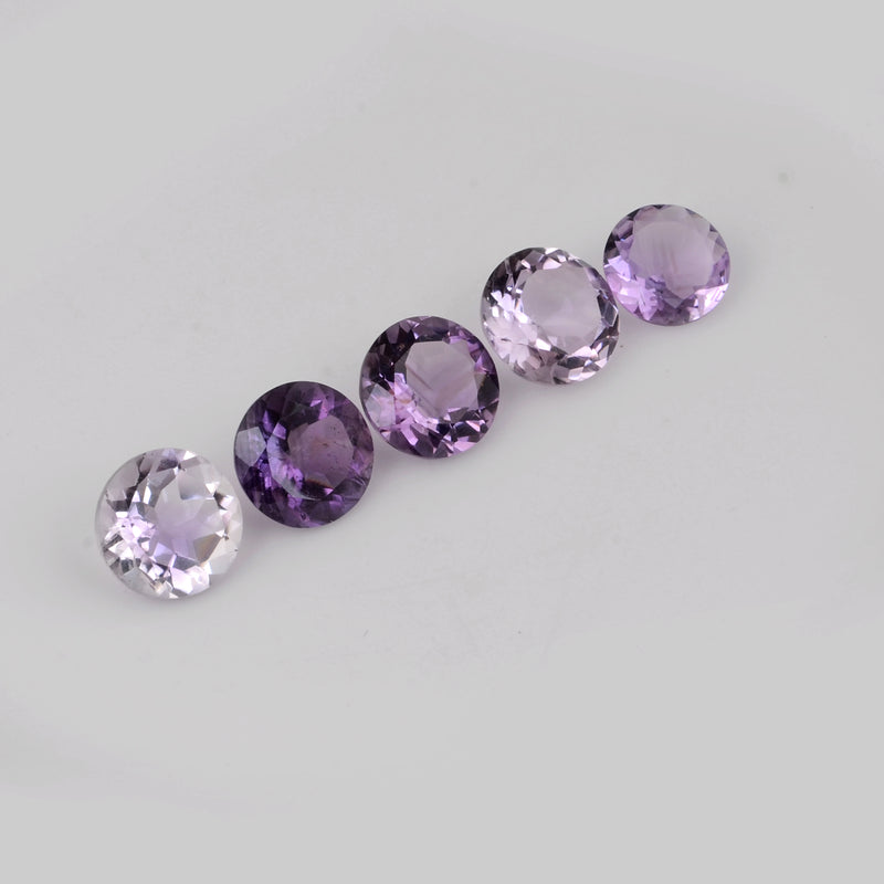 25.65 Carat Round Purple Amethyst Gemstone