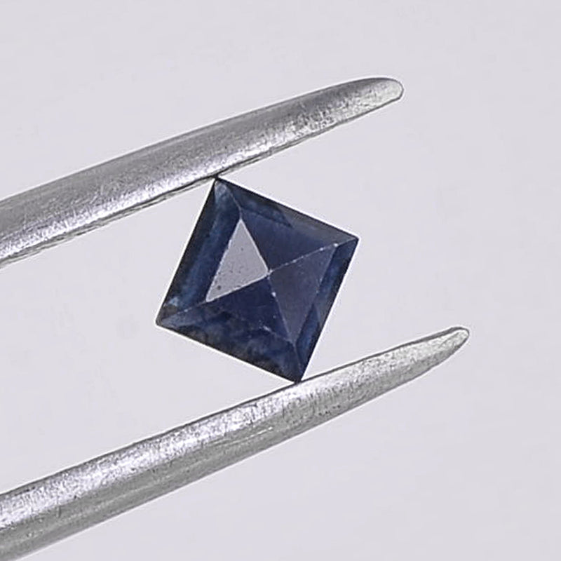 19.20 Carat Blue Color Square Sapphire Gemstone