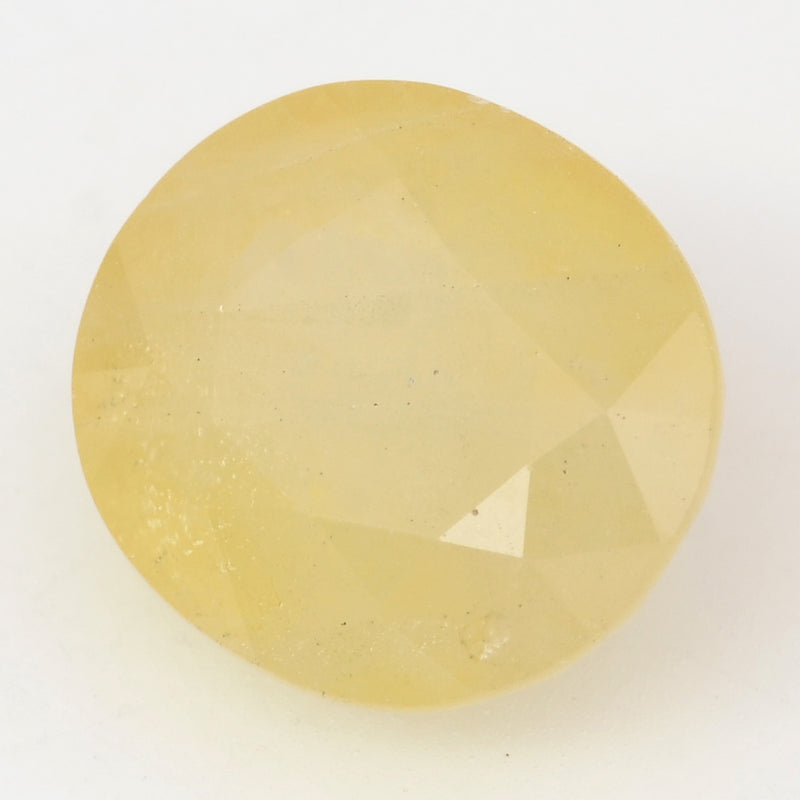 1 pcs Sapphire  - 8.24 ct - Oval - Yellow - Transparent