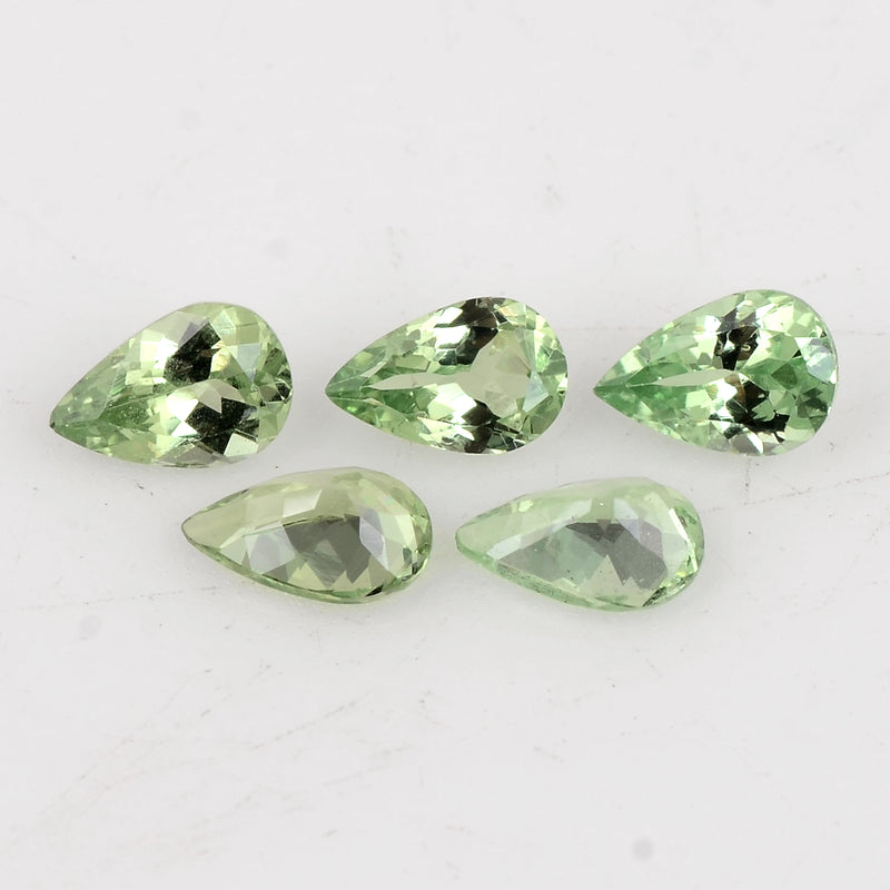 4.20 Carat Green Color Pear Tsavorite Gemstone