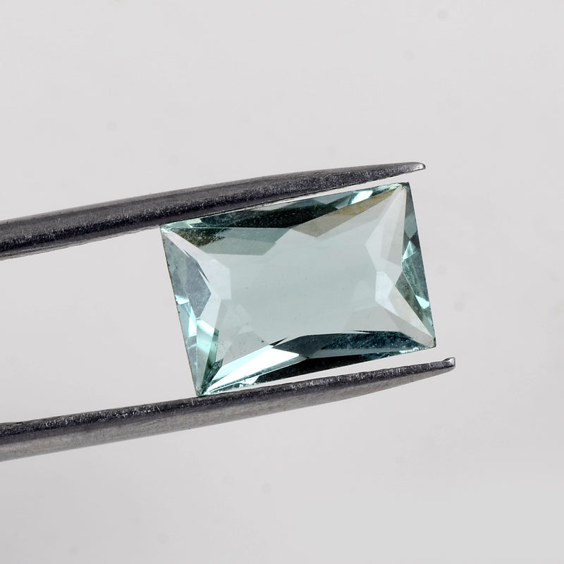 4.48 Carat Greenish Blue Color Octagon Apatite Gemstone