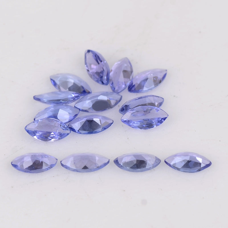 15 pcs Tanzanite  - 1.95 ct - Marquise - Blue