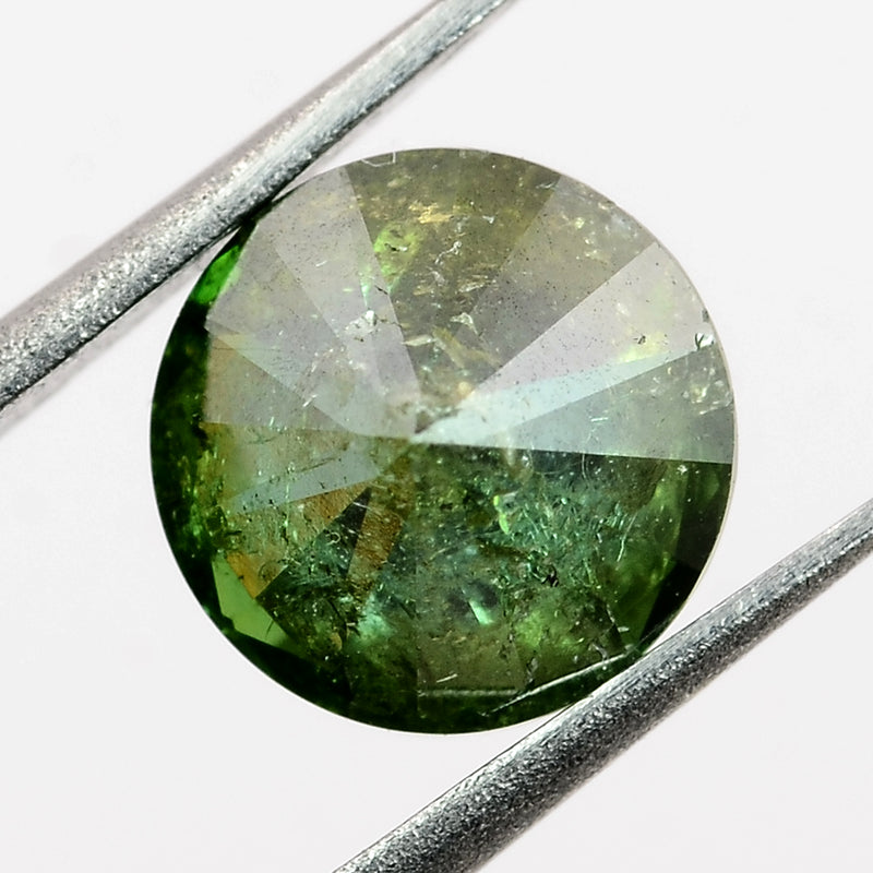 Round Fancy Green Color Diamond 0.54 Carat - ALGT Certified