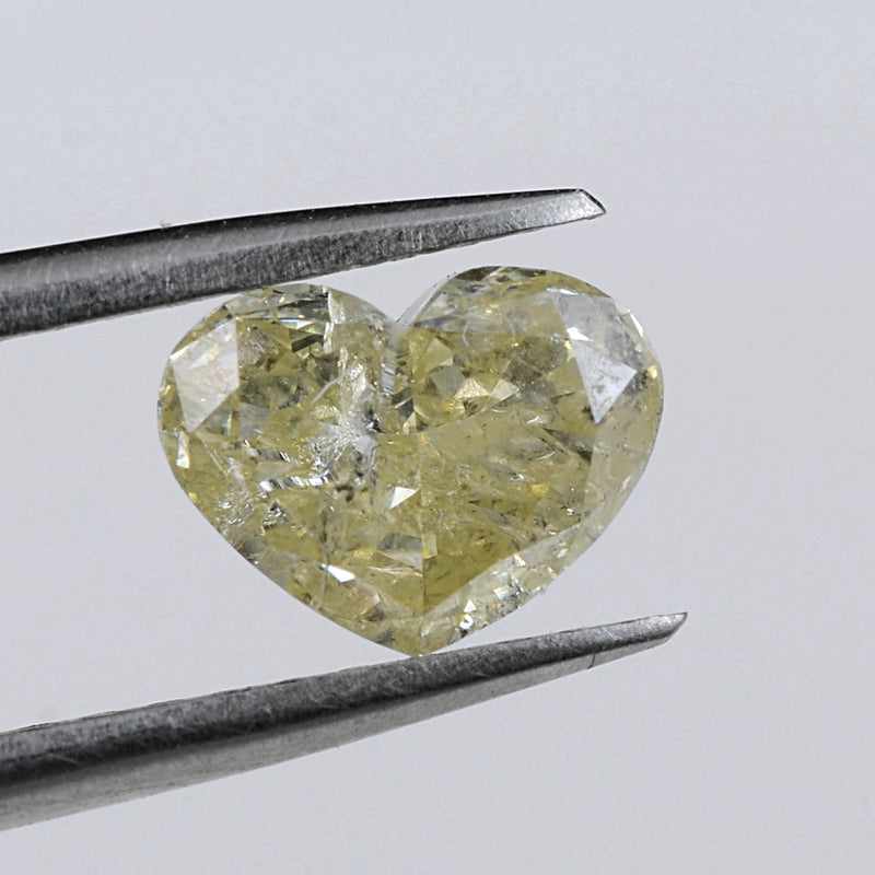 0.68 Carat Heart Shape White Diamond