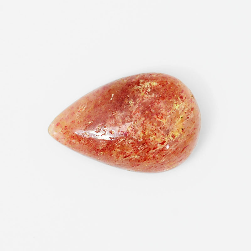 Pear Red Color Strawberry Quartz Gemstone 22.00 Carat