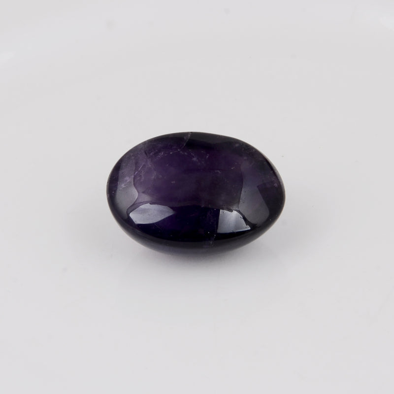 27.45 Carat Purple Color Oval Amethyst Gemstone