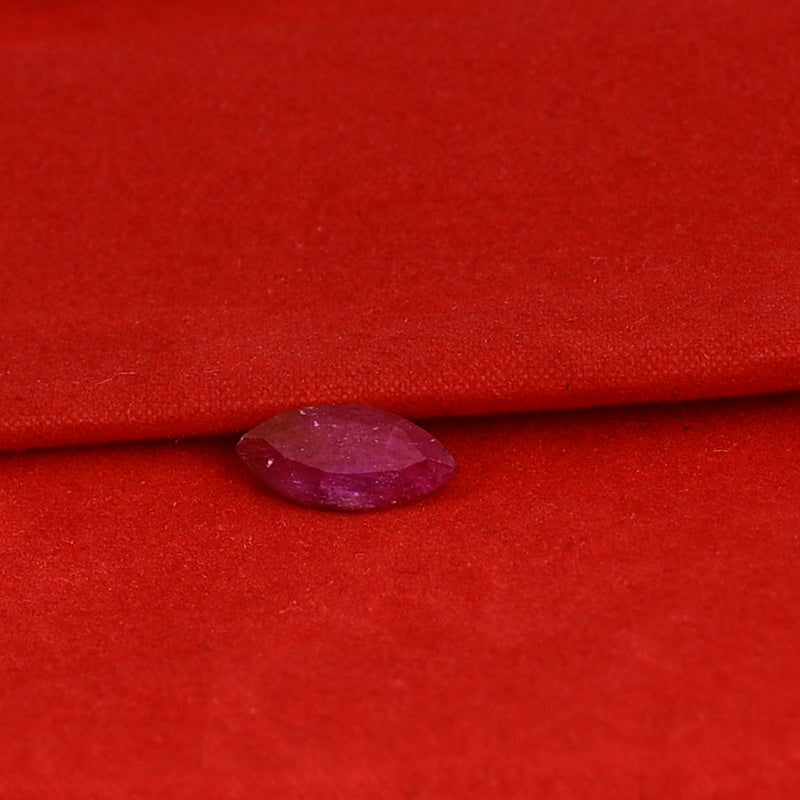 1.20 Carat Red Color Marquise Ruby Gemstone