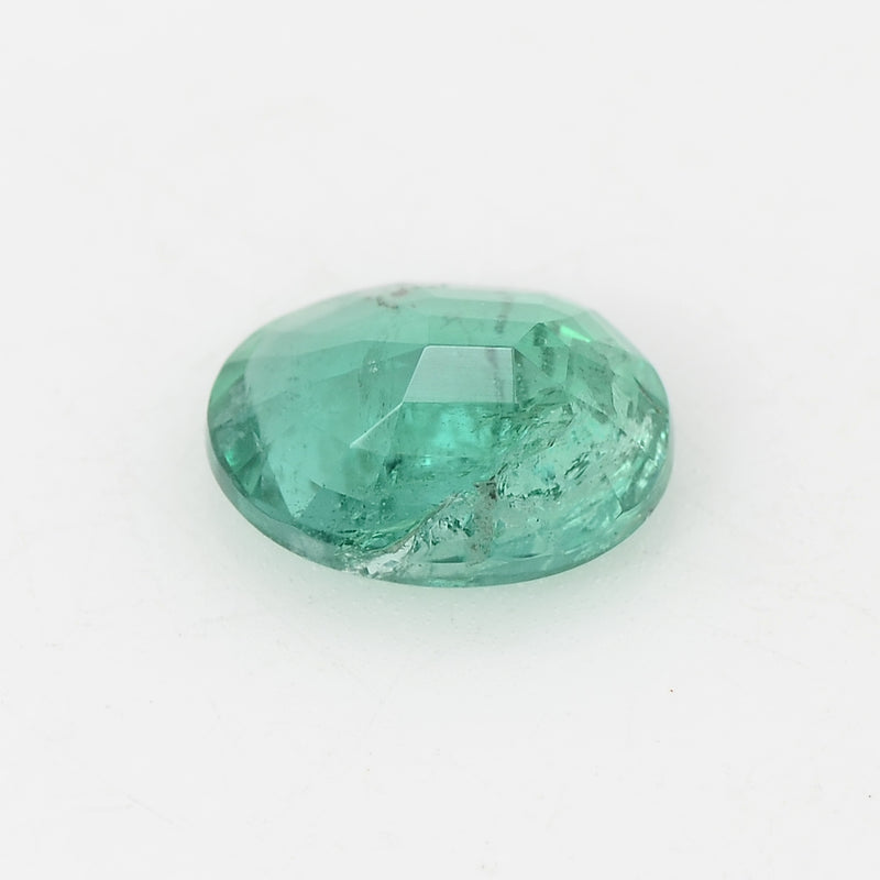1 pcs Emerald  - 1.49 ct - Oval - Green - Transparent