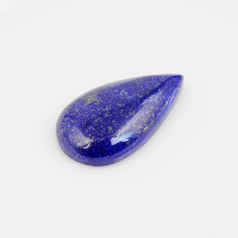 Pear Blue Color Lapis Gemstone 49.73 Carat